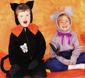 Halloween Cat and Mouse Costumes