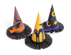 Halloween Witch Party Hats | FaveCrafts.com