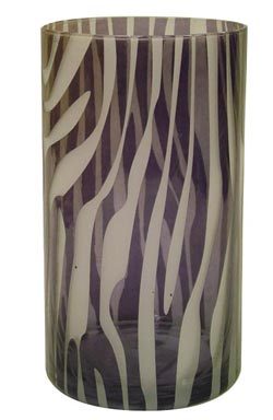 Zebra Designed Glass