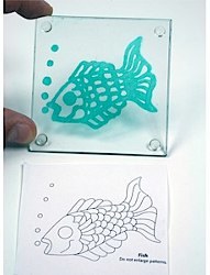 Painted Fish Coaster