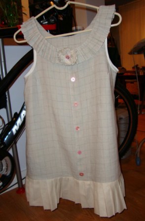 Girly Repurposed Shirt Dress