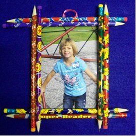 Easy Pencil Picture Frame
