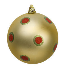 Metallic Polka Dot Ornament