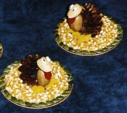 Nature's Thanksgiving Decoration or Placecard Holder