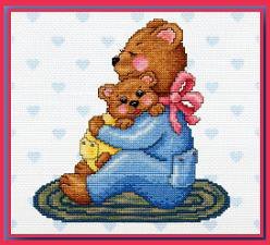 Loving Bears Cross Stitch Pattern