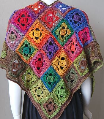 Mini Mochi Flower Garden Shawl