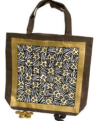 Painted Checkerboard Tote