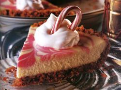 Peppermint Swirl Cheesecake