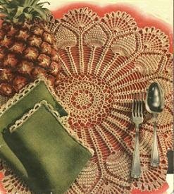 Pineapple Wheel Placemat