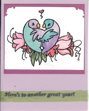 Lovebirds Card