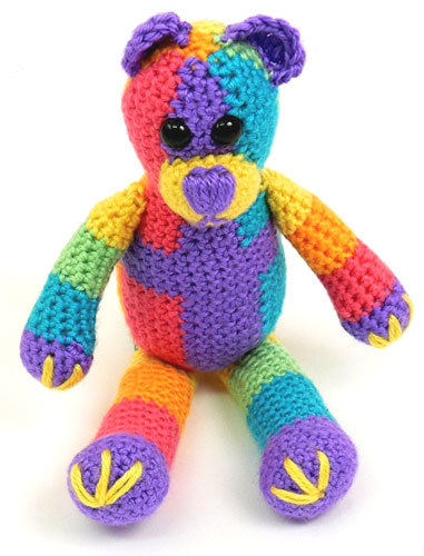 Rainbow Teddy Bear