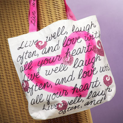 Live and Laugh Tote