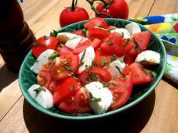 Fresh Tomato Mozzarella Salad