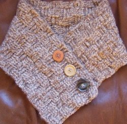 Basket Weave Crochet Neck Warmer