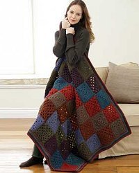 5 Easy Granny Square Crochet Afghan Patterns