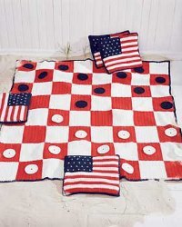 A Checkers Game Afghan