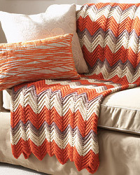 Zig Zag Classic Ripple Afghan