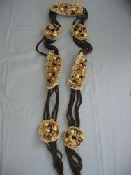 Hemp and Bead Belt