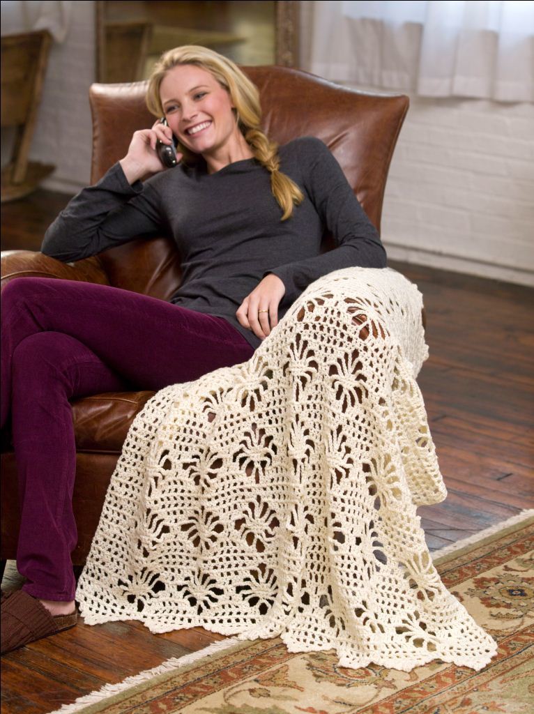 Lacy Web Throw