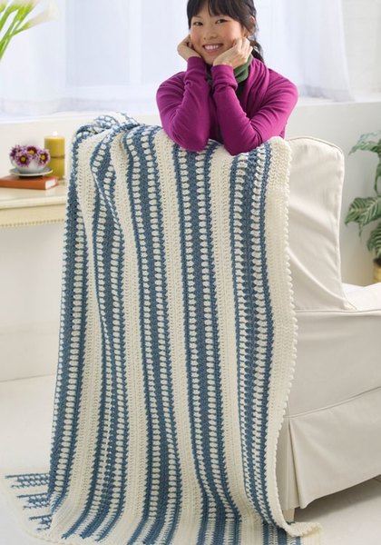 Winter Blue Throw