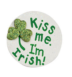 Kiss Me Irish Button