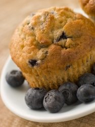 Healthy Whole Wheat Blueberry Muffins