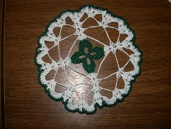 4 Leaf Clover Doily