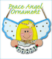 A Peaceful Angel Ornament