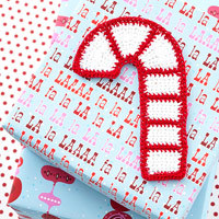 Candy Cane Gift Topper