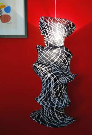 Twisted Lycra Lamp
