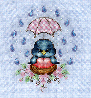 Protecting the Eggs Cross Stitch Design