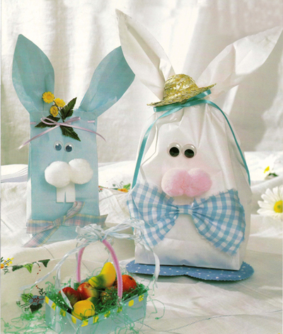Paper Bag Easter Bunnies