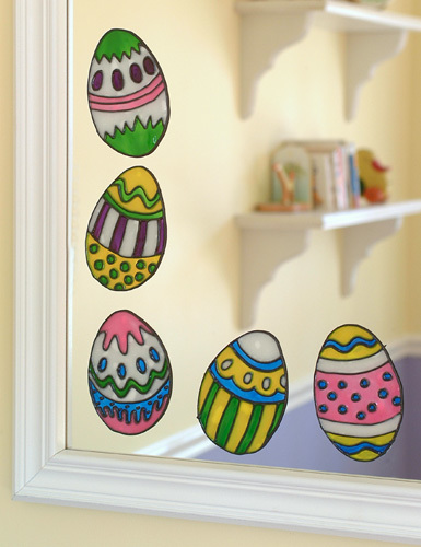 Window or Mirror Easter Eggs