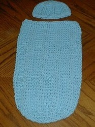 Cuddle Sack with Hat Pattern