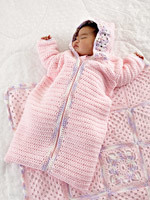 Baby Girl Crochet Bunting