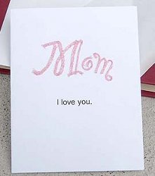 Simple Mother's Day Card
