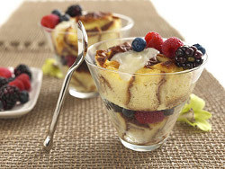 Sweet Bread Pudding Parfait