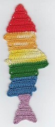Colorful Rainbow Trout Bookmark