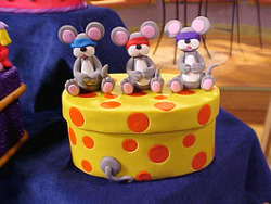 Three Blind Mice Trinket Box
