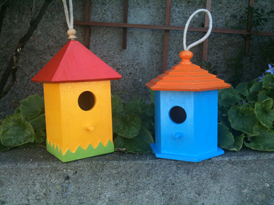 birdhouses easy painted birdhouse designs crafts painting paint craft decorating bird houses simple materials favecrafts colorful build colors paper garden