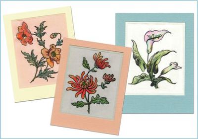 Watercolor Vellum Cards