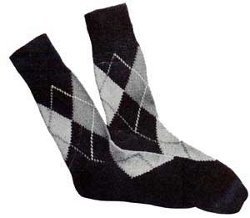 Knit Argyle Socks