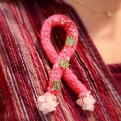 Knit for the Cure, Felted Ribbon Pattern