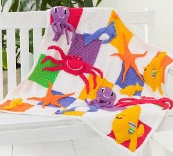 Sea Creatures Throw