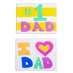 Sand Art Card for Dad
