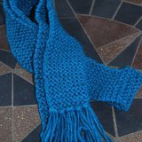 Garter Stitch Skinny Scarf