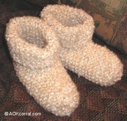 Knitted Slippers Allfreeknitting Com Knitted Slippers Allfreeknitting Com