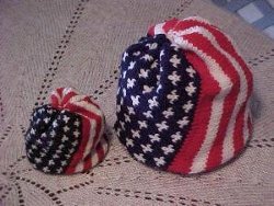 American Flag Spiral Hat