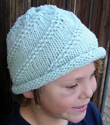 Roll Brim Spiral Hat