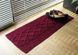 One Skein Shoe Rug